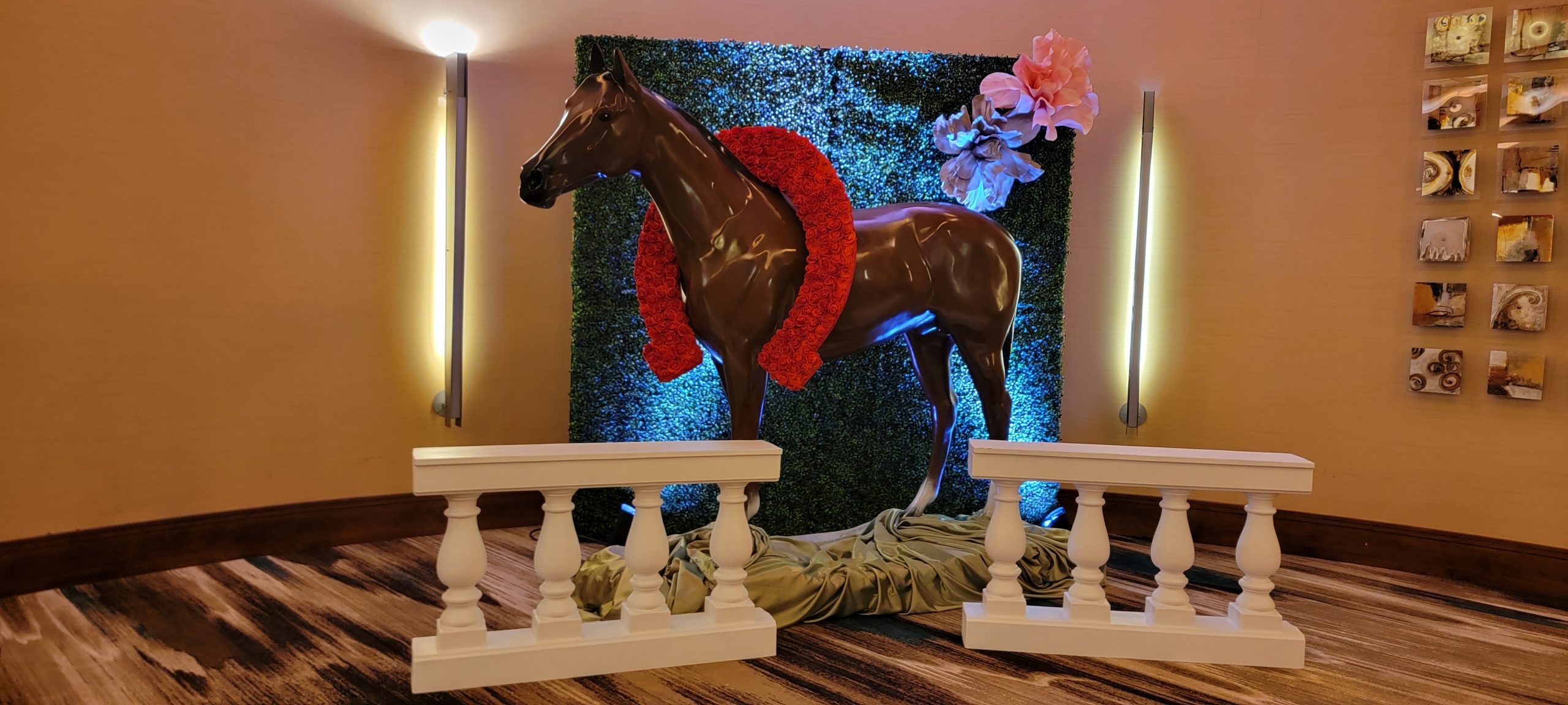 Immersive Derby themed event decor
