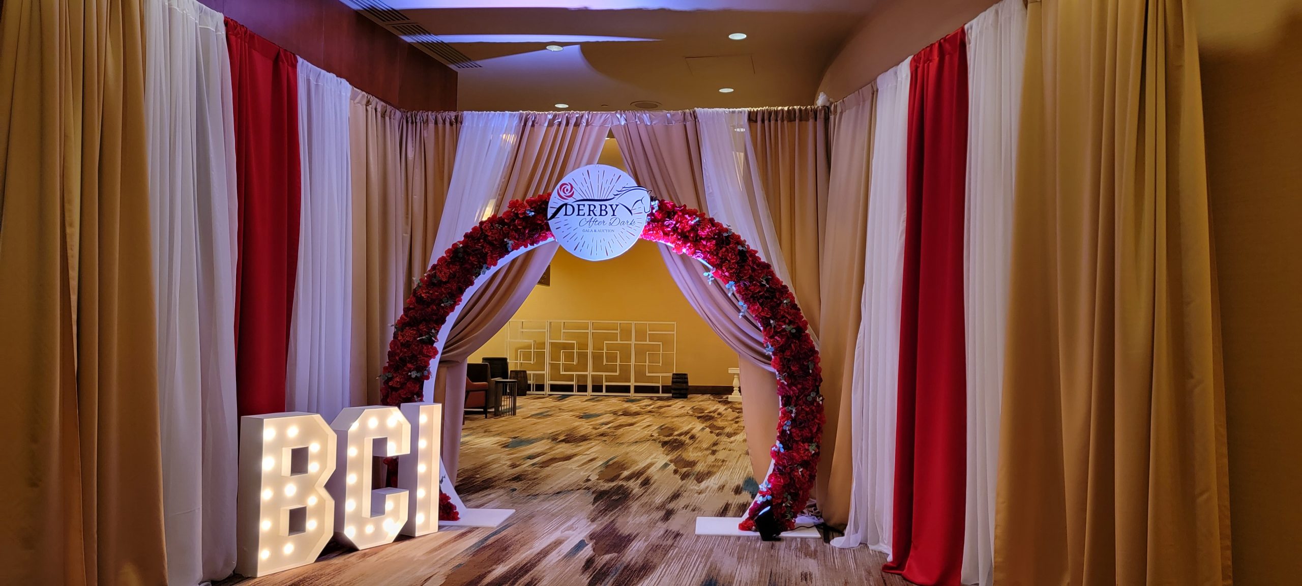 Derby After Dark custom event environment